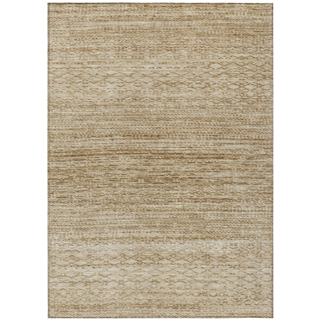 Piper Looms Chantille Stripes ACN2150 Beige Machine Washable Area Rug main image