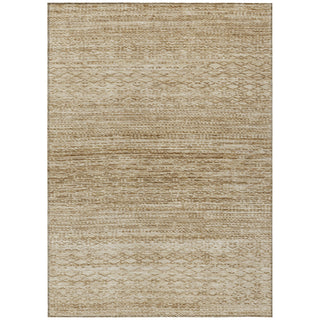 Piper Looms Chantille Stripes ACN2150 Beige Machine Washable Area Rug main image
