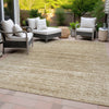 Piper Looms Chantille Stripes ACN2150 Beige Machine Washable Area Rug Outdoor Lifestyle Image Feature