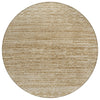 Piper Looms Chantille Stripes ACN2150 Beige Machine Washable Area Rug Round Main Image