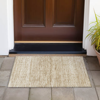 Piper Looms Chantille Stripes ACN2150 Beige Machine Washable Area Rug Scatter Outdoor Lifestyle Image Feature