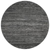 Piper Looms Chantille Stripes ACN2150 Charcoal Machine Washable Area Rug Round Main Image