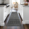 Piper Looms Chantille Stripes ACN2150 Charcoal Machine Washable Area Rug Runner Lifestyle Image Feature