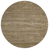 Piper Looms Chantille Stripes ACN2150 Chocolate Machine Washable Area Rug Round Main Image