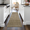 Piper Looms Chantille Stripes ACN2150 Chocolate Machine Washable Area Rug Runner Lifestyle Image Feature