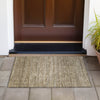 Piper Looms Chantille Stripes ACN2150 Chocolate Machine Washable Area Rug Scatter Outdoor Lifestyle Image Feature