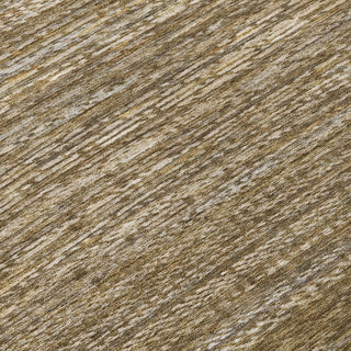 Piper Looms Chantille Stripes ACN2150 Chocolate Machine Washable Area Rug Swatch Image