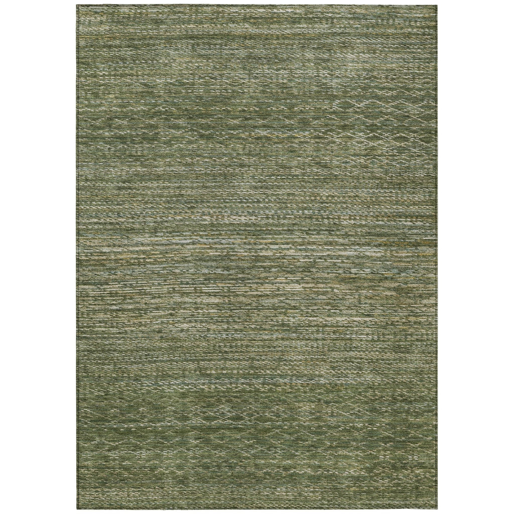 Piper Looms Chantille Stripes ACN2150 Fern Machine Washable Area Rug main image
