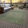 Piper Looms Chantille Stripes ACN2150 Fern Machine Washable Area Rug Outdoor Lifestyle Image Feature