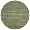 Piper Looms Chantille Stripes ACN2150 Fern Machine Washable Area Rug Round Main Image