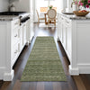 Piper Looms Chantille Stripes ACN2150 Fern Machine Washable Area Rug Runner Lifestyle Image Feature