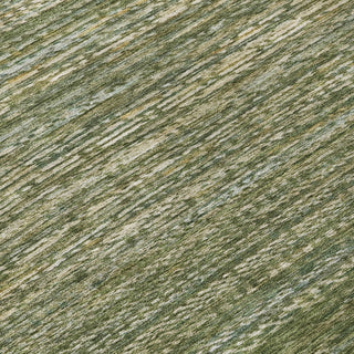 Piper Looms Chantille Stripes ACN2150 Fern Machine Washable Area Rug Swatch Image