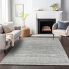 Piper Looms Chantille Stripes ACN2150 Gray Machine Washable Area Rug Lifestyle Image Feature