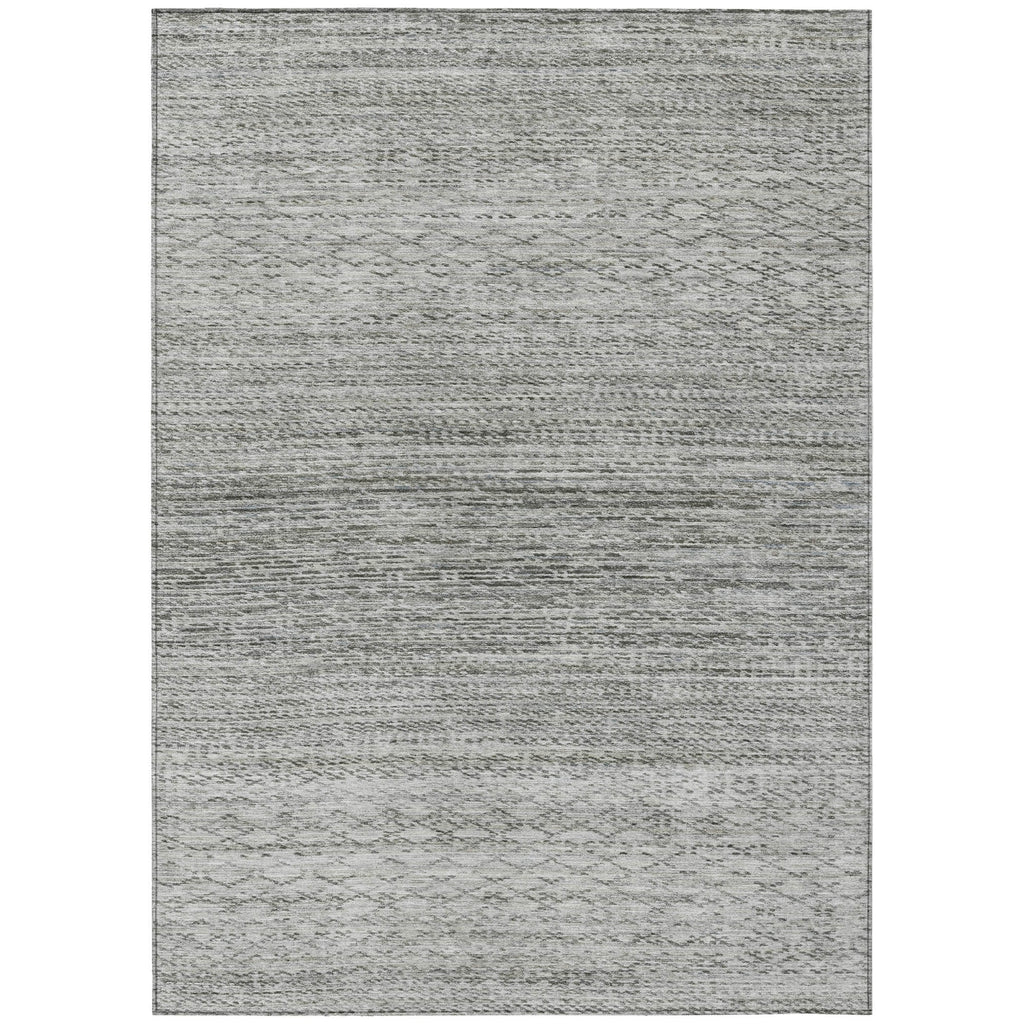 Piper Looms Chantille Stripes ACN2150 Gray Machine Washable Area Rug main image