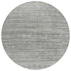 Piper Looms Chantille Stripes ACN2150 Gray Machine Washable Area Rug Round Main Image