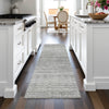 Piper Looms Chantille Stripes ACN2150 Gray Machine Washable Area Rug Runner Lifestyle Image Feature