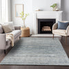 Piper Looms Chantille Stripes ACN2150 Linen Machine Washable Area Rug Lifestyle Image Feature