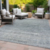 Piper Looms Chantille Stripes ACN2150 Linen Machine Washable Area Rug Outdoor Lifestyle Image Feature
