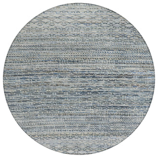 Piper Looms Chantille Stripes ACN2150 Linen Machine Washable Area Rug Round Main Image