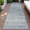 Piper Looms Chantille Stripes ACN2150 Linen Machine Washable Area Rug Runner Outdoor Lifestyle Image Feature