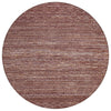Piper Looms Chantille Stripes ACN2150 Merlot Machine Washable Area Rug Round Main Image