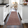 Piper Looms Chantille Stripes ACN2150 Merlot Machine Washable Area Rug Runner Lifestyle Image Feature