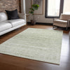 Piper Looms Chantille Stripes ACN2150 Sage Machine Washable Area Rug Lifestyle Image Feature