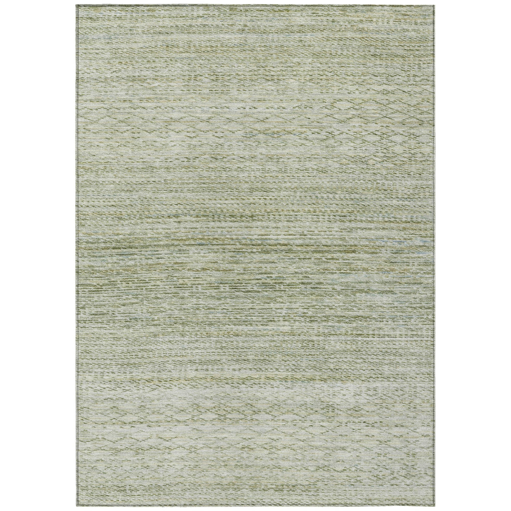 Piper Looms Chantille Stripes ACN2150 Sage Machine Washable Area Rug main image