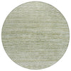 Piper Looms Chantille Stripes ACN2150 Sage Machine Washable Area Rug Round Main Image