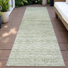 Piper Looms Chantille Stripes ACN2150 Sage Machine Washable Area Rug Runner Outdoor Lifestyle Image Feature