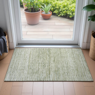 Piper Looms Chantille Stripes ACN2150 Sage Machine Washable Area Rug Scatter Lifestyle Image Feature