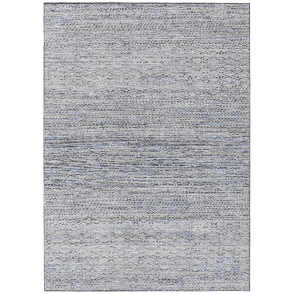 Piper Looms Chantille Stripes ACN2150 Sky Machine Washable Area Rug main image