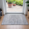 Piper Looms Chantille Stripes ACN2150 Sky Machine Washable Area Rug Scatter Lifestyle Image Feature