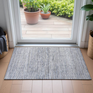 Piper Looms Chantille Stripes ACN2150 Sky Machine Washable Area Rug Scatter Lifestyle Image Feature