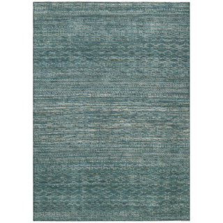 Piper Looms Chantille Stripes ACN2150 Teal Machine Washable Area Rug main image
