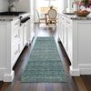 Piper Looms Chantille Stripes ACN2150 Teal Machine Washable Area Rug Runner Lifestyle Image Feature