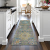 Piper Looms Chantille Medallions ACN2151 Aloe Machine Washable Area Rug Runner Lifestyle Image Feature