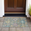 Piper Looms Chantille Medallions ACN2151 Aloe Machine Washable Area Rug Scatter Outdoor Lifestyle Image Feature