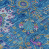 Piper Looms Chantille Medallions ACN2151 Blue Machine Washable Area Rug Swatch Image
