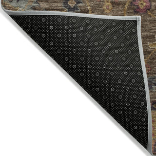 Piper Looms Chantille Medallions ACN2151 Chocolate Machine Washable Area Rug Backing Image