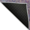 Piper Looms Chantille Medallions ACN2151 Eggplant Machine Washable Area Rug Backing Image