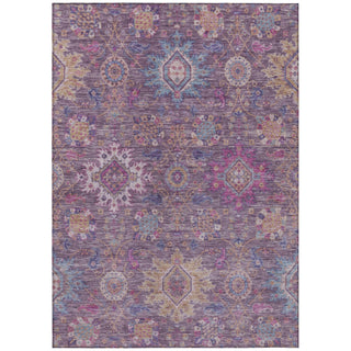 Piper Looms Chantille Medallions ACN2151 Eggplant Machine Washable Area Rug main image