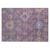 Piper Looms Chantille Medallions ACN2151 Eggplant Machine Washable Area Rug Scatter Main Image