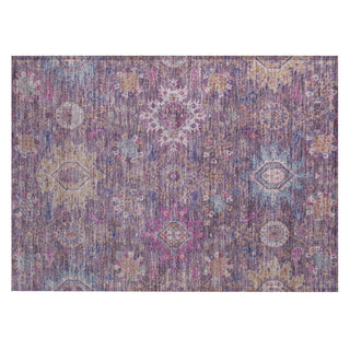 Piper Looms Chantille Medallions ACN2151 Eggplant Machine Washable Area Rug Scatter Main Image