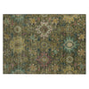 Piper Looms Chantille Medallions ACN2151 Olive Machine Washable Area Rug Scatter Main Image