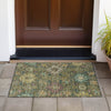 Piper Looms Chantille Medallions ACN2151 Olive Machine Washable Area Rug Scatter Outdoor Lifestyle Image Feature