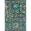Piper Looms Chantille Medallions ACN2151 Teal Machine Washable Area Rug main image