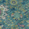 Piper Looms Chantille Medallions ACN2151 Teal Machine Washable Area Rug Swatch Image