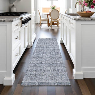 Piper Looms Chantille Stripes ACN2152 Blue Machine Washable Area Rug Runner Lifestyle Image Feature