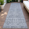 Piper Looms Chantille Stripes ACN2152 Blue Machine Washable Area Rug Runner Outdoor Lifestyle Image Feature